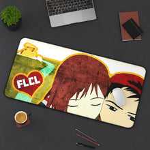 Load image into Gallery viewer, FLCL Mouse Pad (Desk Mat) On Desk