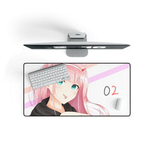 Load image into Gallery viewer, Darling in the FranXX Mouse Pad (Desk Mat) On Desk