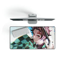 Load image into Gallery viewer, Tanjiro Kamado, Katana, Kimetsu no Yaiba, Mouse Pad (Desk Mat)