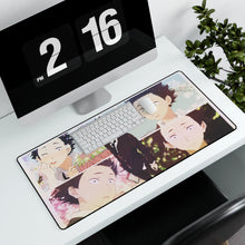Load image into Gallery viewer, Koe No Katachi Mouse Pad (Desk Mat) With Laptop