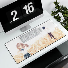 Load image into Gallery viewer, Koe No Katachi Mouse Pad (Desk Mat) With Laptop