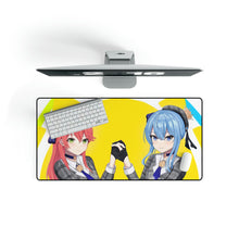 Load image into Gallery viewer, Hoshimachi Suisei & Sakura Miko Mouse Pad (Desk Mat)