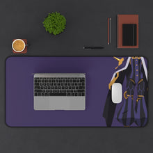 Load image into Gallery viewer, Caster of Black (Fate/Apocrypha) Minimalist by Mouse Pad (Desk Mat) With Laptop