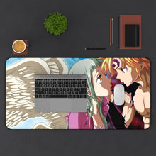 Load image into Gallery viewer, The Seven Deadly Sins Meliodas, Elizabeth Liones Mouse Pad (Desk Mat) With Laptop