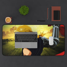 Load image into Gallery viewer, Anime FullMetal Alchemist Mouse Pad (Desk Mat) With Laptop