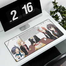 Load image into Gallery viewer, My Teen Romantic Comedy SNAFU Hachiman Hikigaya, Yukino Yukinoshita, Yui Yuigahama, Komachi Hikigaya Mouse Pad (Desk Mat) With Laptop