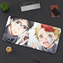 Load image into Gallery viewer, Yuri!!! On Ice Mouse Pad (Desk Mat) On Desk