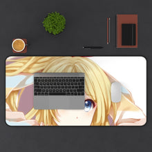Load image into Gallery viewer, Nisekoi Chitoge Kirisaki Mouse Pad (Desk Mat) With Laptop
