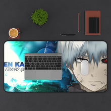 Load image into Gallery viewer, Tokyo Ghoul Ken Kaneki Mouse Pad (Desk Mat) With Laptop