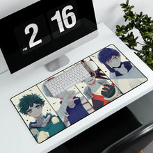 Load image into Gallery viewer, My Hero Academia Izuku Midoriya, Katsuki Bakugou, Tenya Iida Mouse Pad (Desk Mat) With Laptop