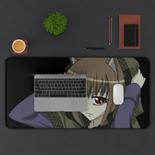 Load image into Gallery viewer, Spice And Wolf Mouse Pad (Desk Mat) With Laptop
