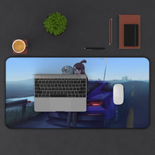 Load image into Gallery viewer, Little Witch Academia Atsuko Kagari, Diana Cavendish, Computer Keyboard Pad Mouse Pad (Desk Mat) With Laptop