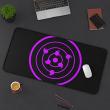 Load image into Gallery viewer, Sasuke Uchiha Rinnegan Mouse Pad (Desk Mat) On Desk