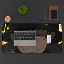 Load image into Gallery viewer, Enen no Shouboutai - Kusakabe Shinra Mouse Pad (Desk Mat) Background
