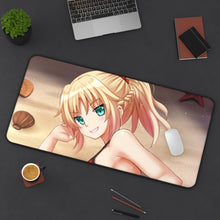 Load image into Gallery viewer, Fate/Apocrypha Saber Of Red Mouse Pad (Desk Mat) On Desk