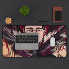Load image into Gallery viewer, Black Clover Asta, Yami Sukehiro Mouse Pad (Desk Mat) With Laptop