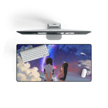 Load image into Gallery viewer, Two girls looking at a sky. Mouse Pad (Desk Mat)