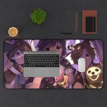 Load image into Gallery viewer, Trick or Treat? Mouse Pad (Desk Mat) With Laptop