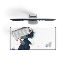 Load image into Gallery viewer, Anime Girl Mouse Pad (Desk Mat) On Desk