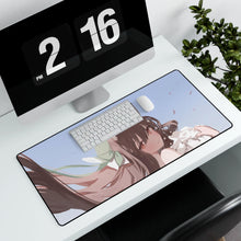 Load image into Gallery viewer, Anime Girl Mouse Pad (Desk Mat) With Laptop