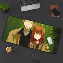Load image into Gallery viewer, Spice And Wolf Mouse Pad (Desk Mat) On Desk