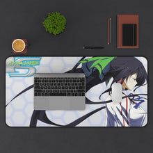Load image into Gallery viewer, Infinite Stratos Houki Shinonono Mouse Pad (Desk Mat) With Laptop