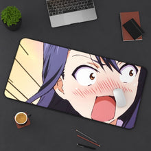 Load image into Gallery viewer, Aho Girl Mouse Pad (Desk Mat) On Desk