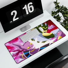 Load image into Gallery viewer, Beerus Vs Mouse Pad (Desk Mat) With Laptop
