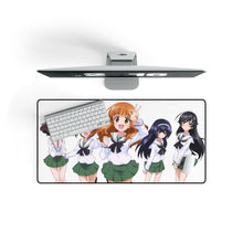 Load image into Gallery viewer, Girls und Panzer Mouse Pad (Desk Mat) On Desk