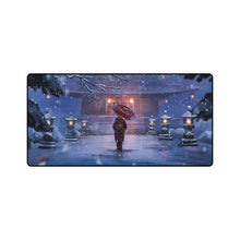 Load image into Gallery viewer, Winter Kimono Anime Girl Art Mouse Pad (Desk Mat)