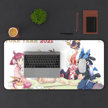 Load image into Gallery viewer, Anime Pokémon Mouse Pad (Desk Mat) With Laptop