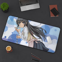 Load image into Gallery viewer, Rascal Does Not Dream Of Bunny Girl Senpai Mouse Pad (Desk Mat) On Desk