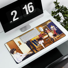Load image into Gallery viewer, Charlotte Nao Tomori, Ayumi Otosaka, Joujirou Takajou, Yusa Kurobane Mouse Pad (Desk Mat) With Laptop