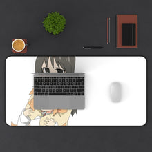 Load image into Gallery viewer, Nichijō Mouse Pad (Desk Mat) With Laptop