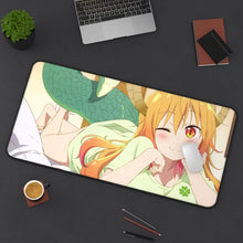 Load image into Gallery viewer, Miss Kobayashi's Dragon Maid Kobayashi San Chi No Maid Dragon, Tohru Mouse Pad (Desk Mat) On Desk