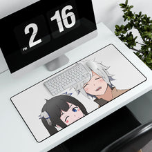 Load image into Gallery viewer, Is It Wrong to Try to Pick Up Girls in a Dungeon? Bell Cranel, Hestia Mouse Pad (Desk Mat) With Laptop