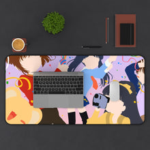 Load image into Gallery viewer, Cardcaptor Sakura Sakura Kinomoto, Tomoyo Daidouji, Meiling Li Mouse Pad (Desk Mat) With Laptop