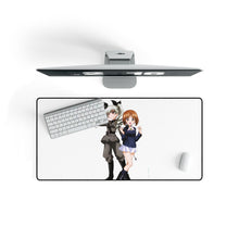 Load image into Gallery viewer, Girls und Panzer Mouse Pad (Desk Mat) On Desk
