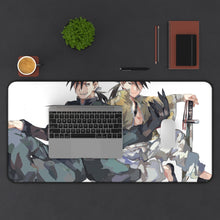 Load image into Gallery viewer, Anime FullMetal Alchemist Mouse Pad (Desk Mat) With Laptop