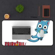 Load image into Gallery viewer, Fairy Tail Happy Mouse Pad (Desk Mat) With Laptop