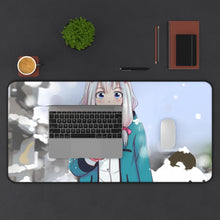 Load image into Gallery viewer, EroManga-Sensei Mouse Pad (Desk Mat) With Laptop