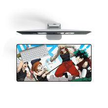 Load image into Gallery viewer, My Hero Academia Izuku Midoriya, Katsuki Bakugou, Tenya Iida Mouse Pad (Desk Mat) On Desk