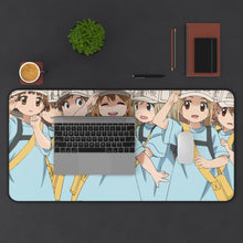 Load image into Gallery viewer, Plaqueta-chan Mouse Pad (Desk Mat) With Laptop