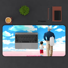 Load image into Gallery viewer, One-Punch Man Mouse Pad (Desk Mat) With Laptop