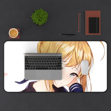 Load image into Gallery viewer, Fate - Saber Mouse Pad (Desk Mat) With Laptop
