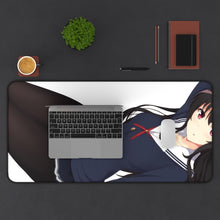 Load image into Gallery viewer, Saekano: How To Raise A Boring Girlfriend Mouse Pad (Desk Mat) With Laptop