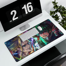 Load image into Gallery viewer, My Hero Academia Izuku Midoriya, All Might Mouse Pad (Desk Mat) With Laptop
