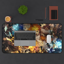 Load image into Gallery viewer, The Promised Neverland Ray, Norman, Emma, Phil, Gilda Mouse Pad (Desk Mat) With Laptop