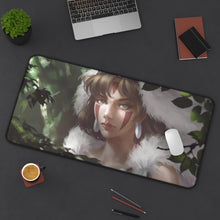 Load image into Gallery viewer, Princess Mononoke Mouse Pad (Desk Mat) On Desk