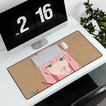 Load image into Gallery viewer, Darling in the FranXX Mouse Pad (Desk Mat) With Laptop